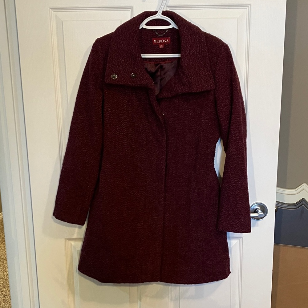 Burgundy Women's Coat